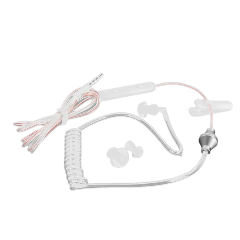 

Новые одиночные наушники 3,5 мм с антирадиационным микрофоном для мобильного телефона с воздушной трубкой для телефона