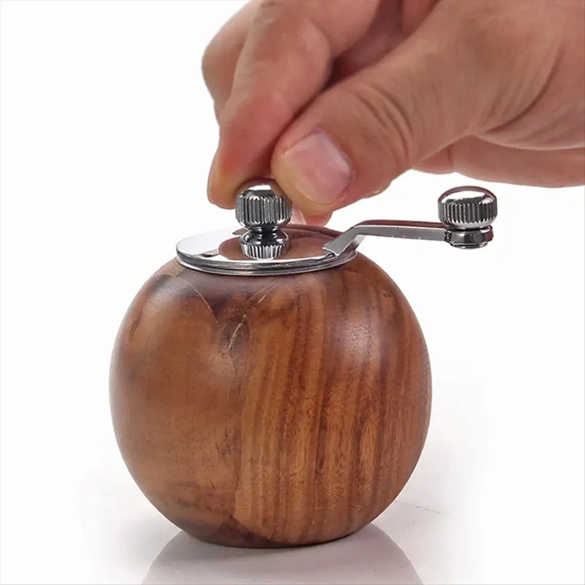 REST Hand Cranked Wooden Salt and Pepper Grinder Multi-Purpose Pepper Mills BBQ Spices Grinder Tools Kitchen Cooking Tool