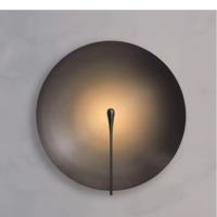 Italian designer minimalist and personalized circular art living room sofa study foyer bedroom bedside wall lamp