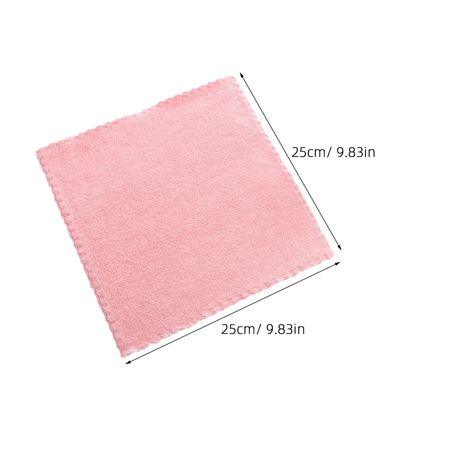 10 個メイク落としクロスマイクロファイバーフェイシャルタオル女性のための再利用可能ポータブル旅行フェイスタオル