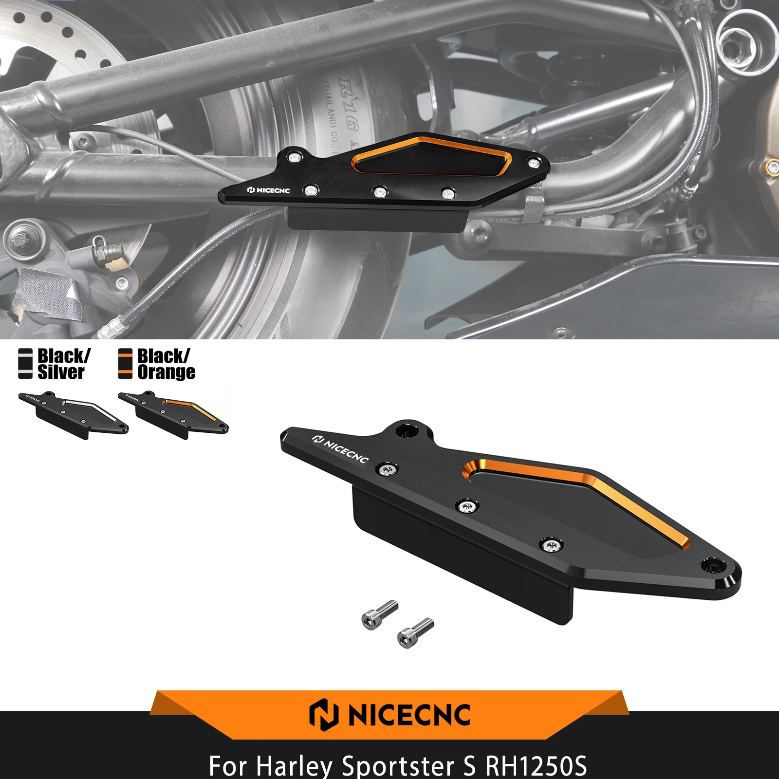 NICECNC For Harley Sportster S RH1250S 2021-2024 Motorcycle Swing Arm Protectors Guard Sportster S RH 1250 S RH 1250S RH1250 S