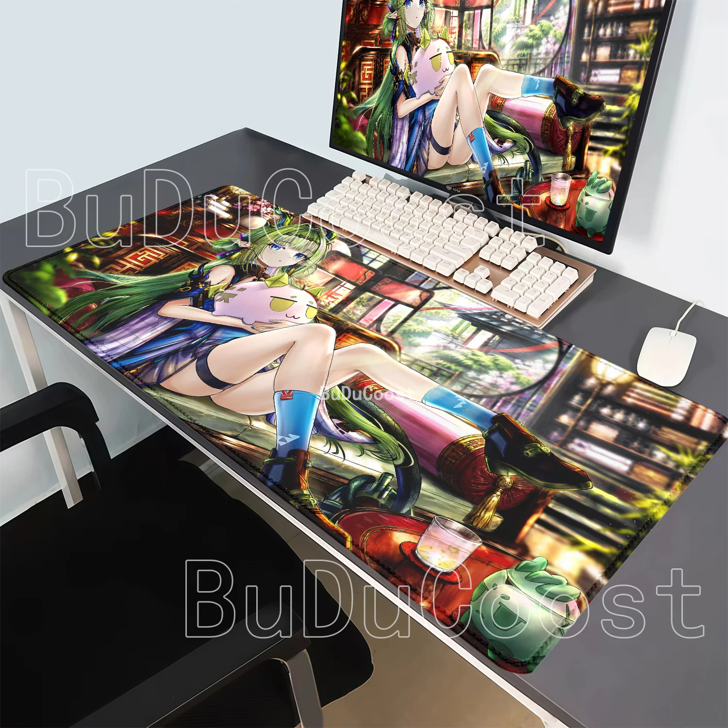 HD Printing Si Arknights Endfield PC Gaming Keyboard Overlock Mouse Pad Rubber Non-slip Base Mousepad Office Anime Girl Desk Mat
