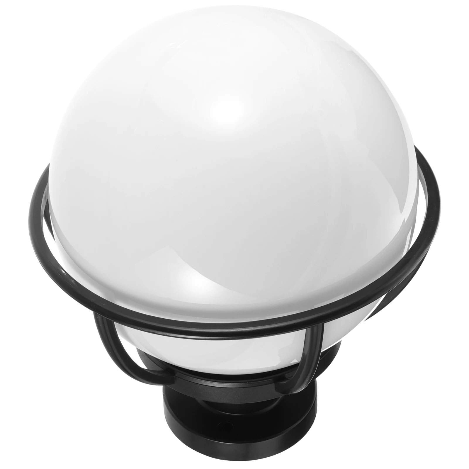 

1 Set Of Globe Post Light Lampshade Cover Replacement For Outdoor Yard Garden Lamp Fixture Heat Resistant Acrylic Lampshade For