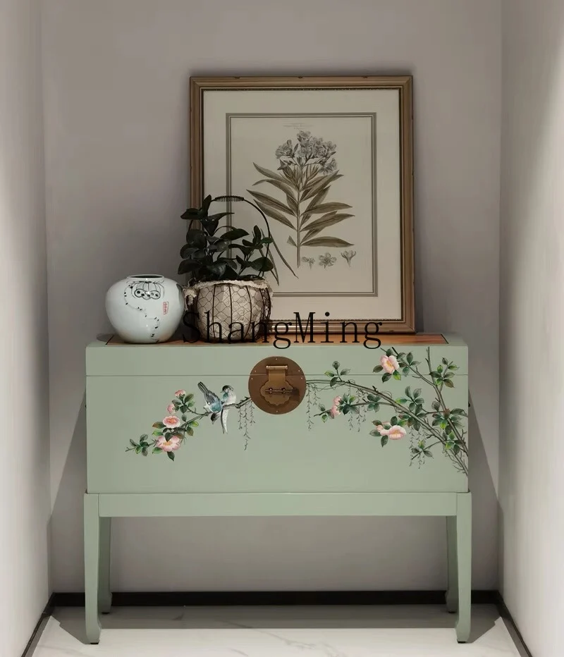 

ZYY household entrance, living room painted entrance cabinet, foyer corridor storage locker