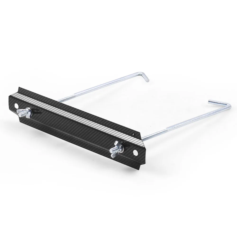Universal For Mugen Carbon Fiber Aluminum Car Battery Tie Down Mount Bracket Brace Bar Battery Clamp Bracket with Support Rod