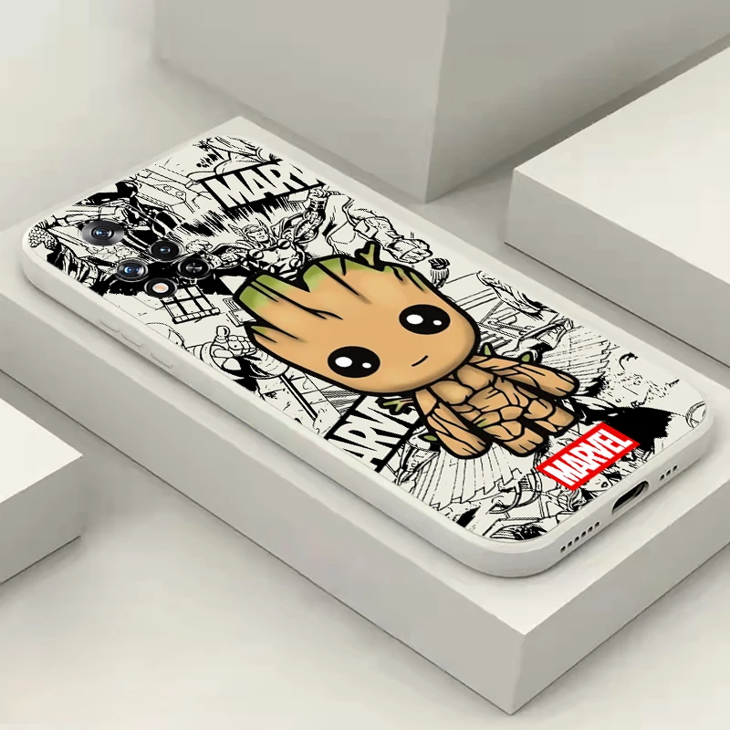 Deadpool Groot Comics For Xiaomi Redmi K70 K60 K60E K50 K50i K40 Gaming Ultra K40S K30 K30S K20 Pro Phone Case Full Protection