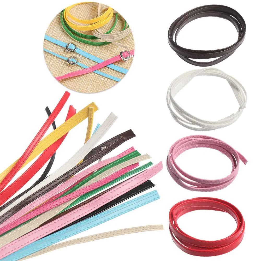11가지 색상 DIY 폭 3/5mm 교육용 허리띠 의류 액세서리 수제 벨트 재료