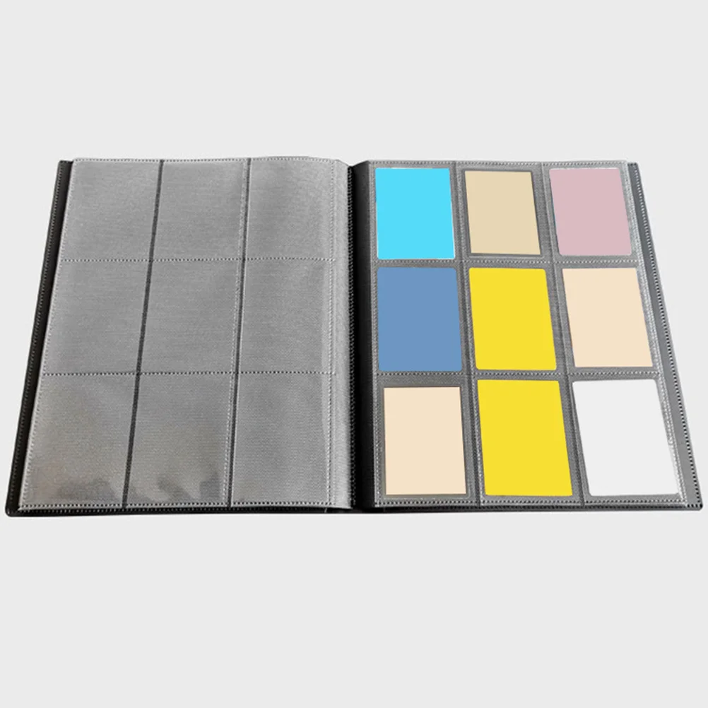 Album For Cards Reusable Pp Waterproof Game Holder Trading Card Storage Organizer Binding Belt Sports