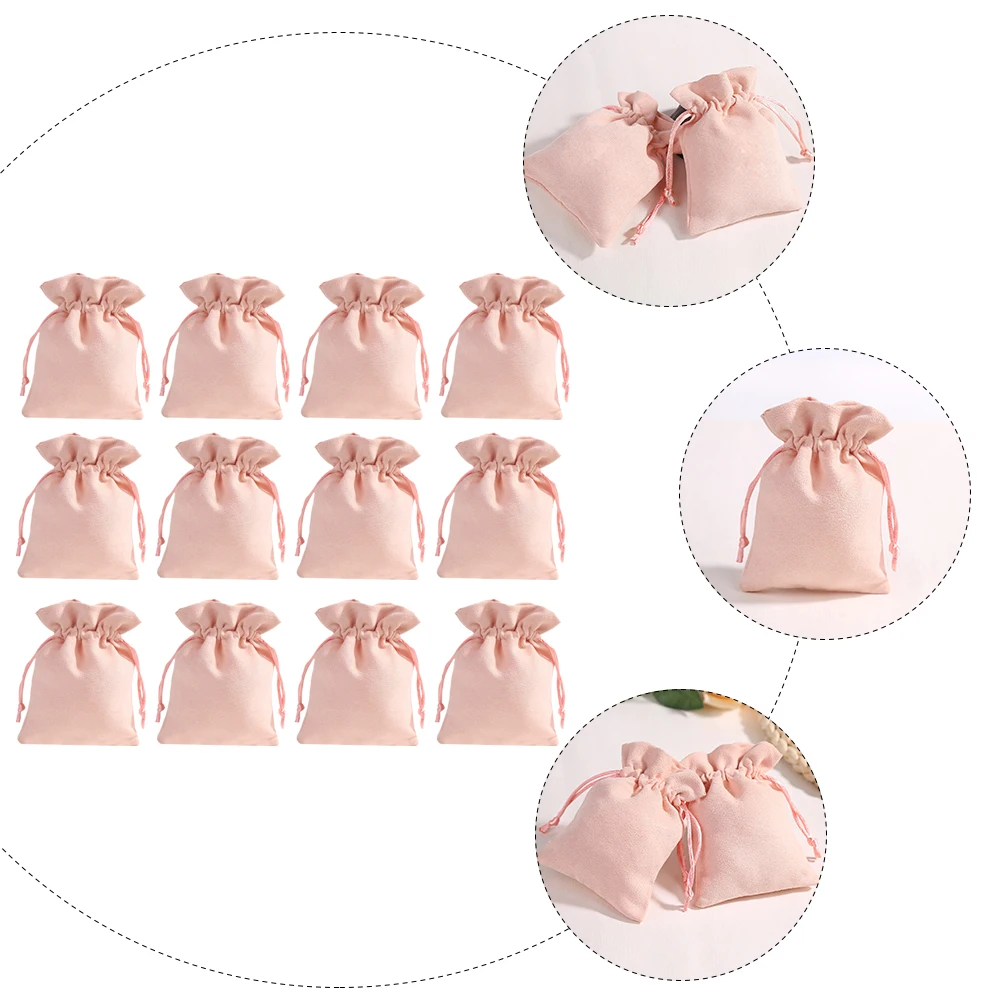 

Valentines Candy Bag Drawstring Pouch Gift Elegant Texture Wedding Favor Bags for Candies Tea Leaves Birthdays Celebrations