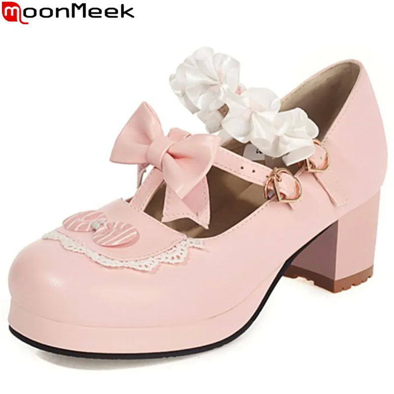 

Женские туфли на платформе и квадратном каблуке, из микрофибры, размеры 34-43