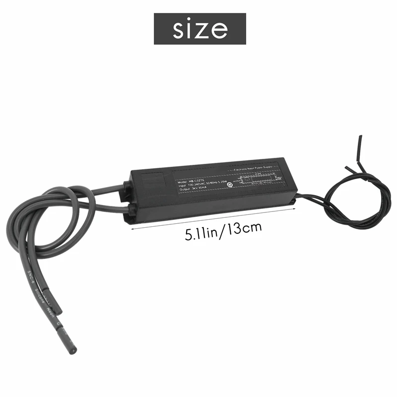 Alimentatore trasformatore elettronico per insegne luminose al neon Hb-C02Te 3Kv 30Ma 5-25W Adatto per qualsiasi dimensione di insegne luminose al neon in vetro