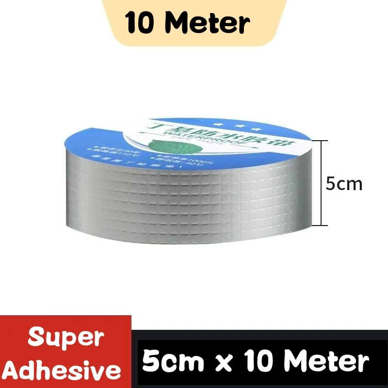 Wasserdichtes Klebeband, hohe Temperaturbeständigkeit, Aluminiumfolie, verdicktes Butylband, Wand, Pool, Dach, Riss, Kanal, Reparatur, versiegeltes Selbstband