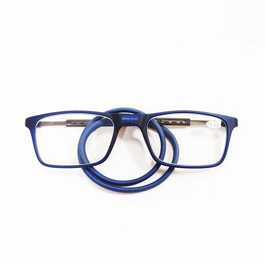 

Portable Folding Reading Glasses High Definition Resin Fashion Presbyopic Eyeglasses Neck Reading Glasses