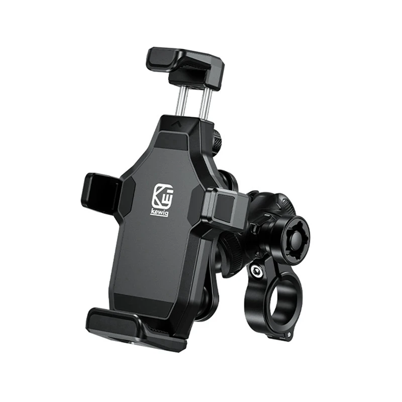 Kewig Motorcycle Phone Mount With Anti-Theft Lock, Fits 4.7-7.2Inch Phones, Vibration Dampening