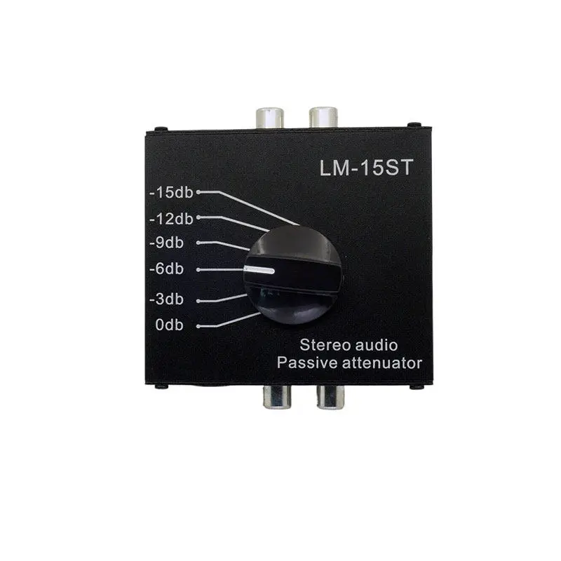 Two-channel Stereo Passive Audio Volume Attenuator Adjustable, High-level Signal To Low-level