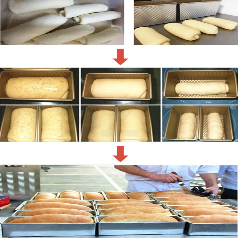 Commercial Bakery A Formadora De Pan Mini Long Loaf Toast Bread Dough Moulder Molder Moulding Making Bread Moulder Machine