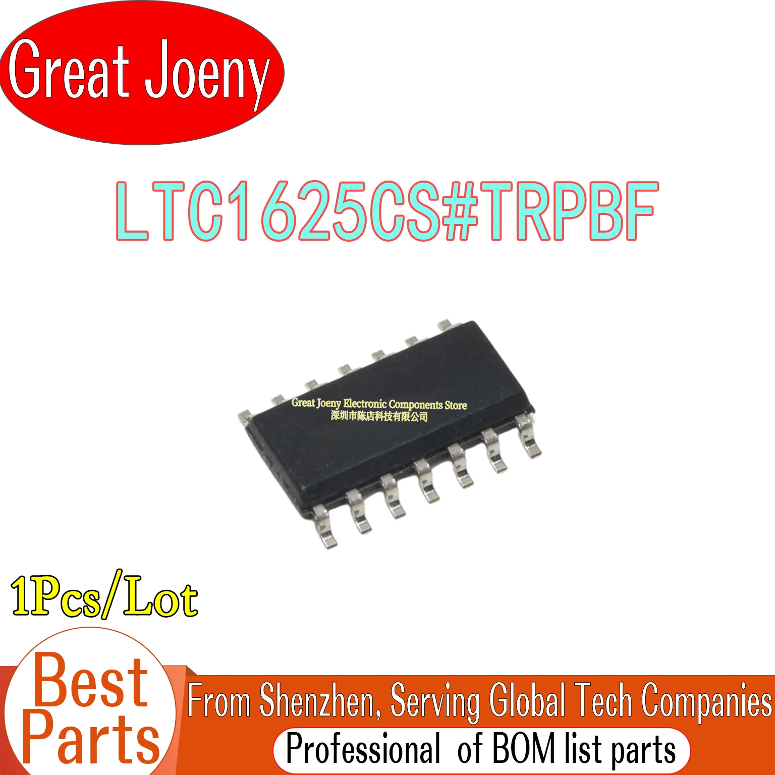 

100% New Original LTC1625CS LTC1625CS#TRPBF LTC1625 IC Chipset SOP-16