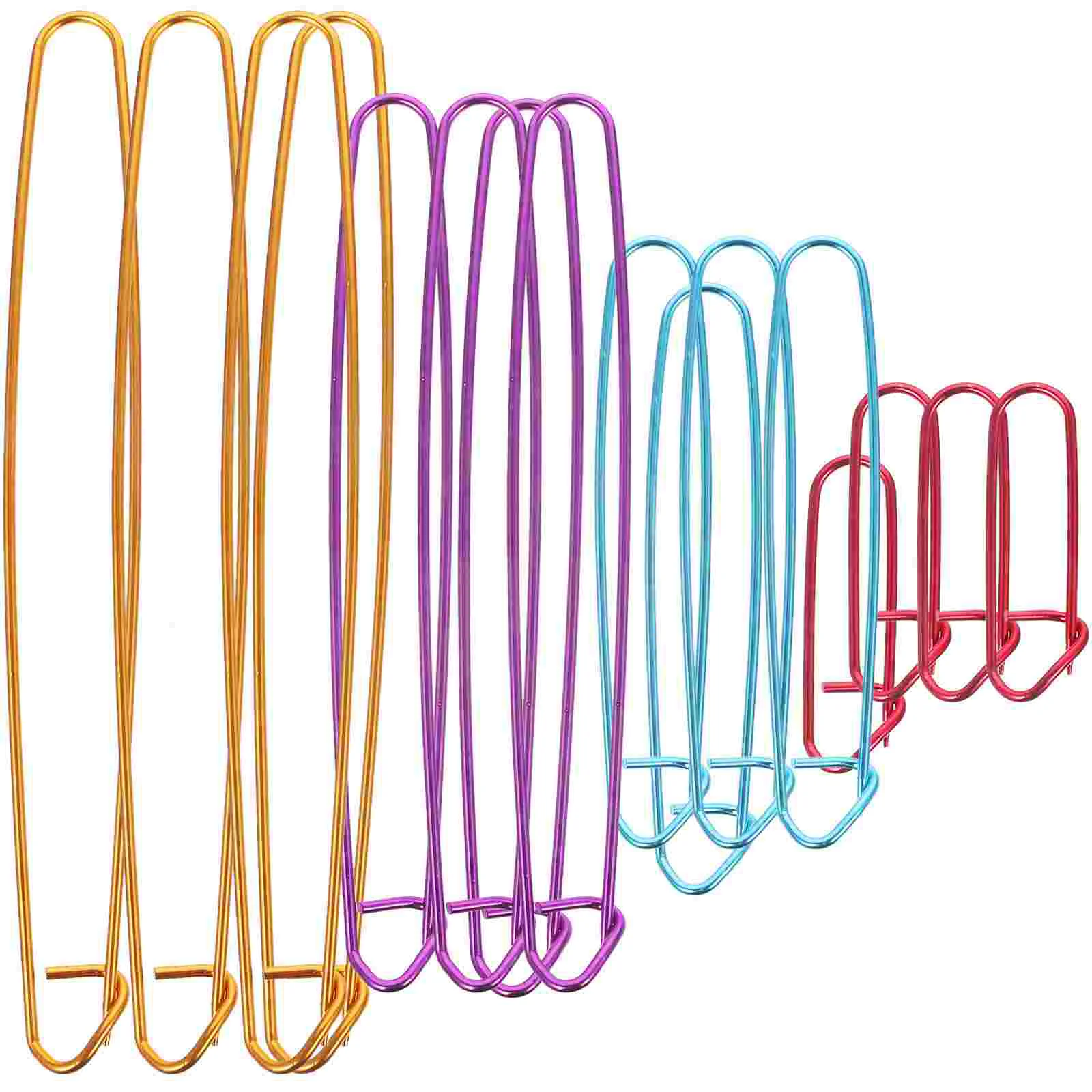 

12 Pcs Anti-removal Set Stitch Holders for Knitting Crochet Safety Pins Kintting Needles