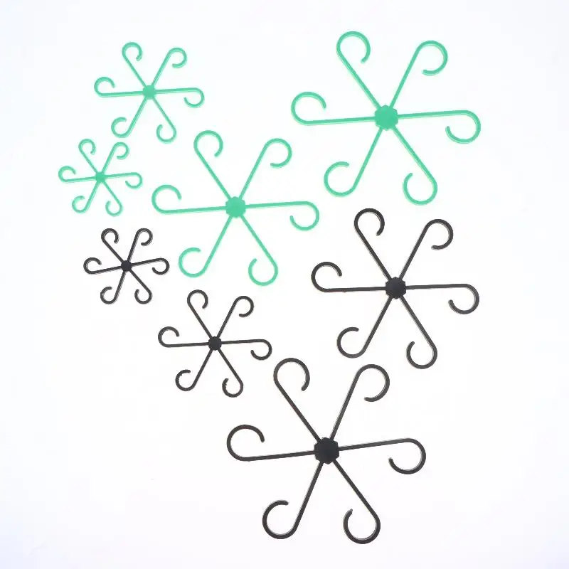 8PCS Adjustable Plant Support Stakes Anti-Toppling Fit Small to Large Plants for Garden Hydroponic Growing Use