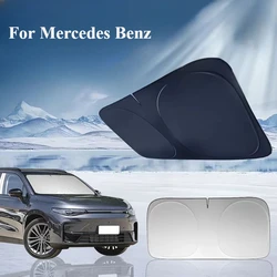 Car Front Window Windshield Sun Shade Covers For Mercedes Benz A C E S G Class GLC CLE CLA GLB GLS W177 W205 W213 W222 X167 AMG