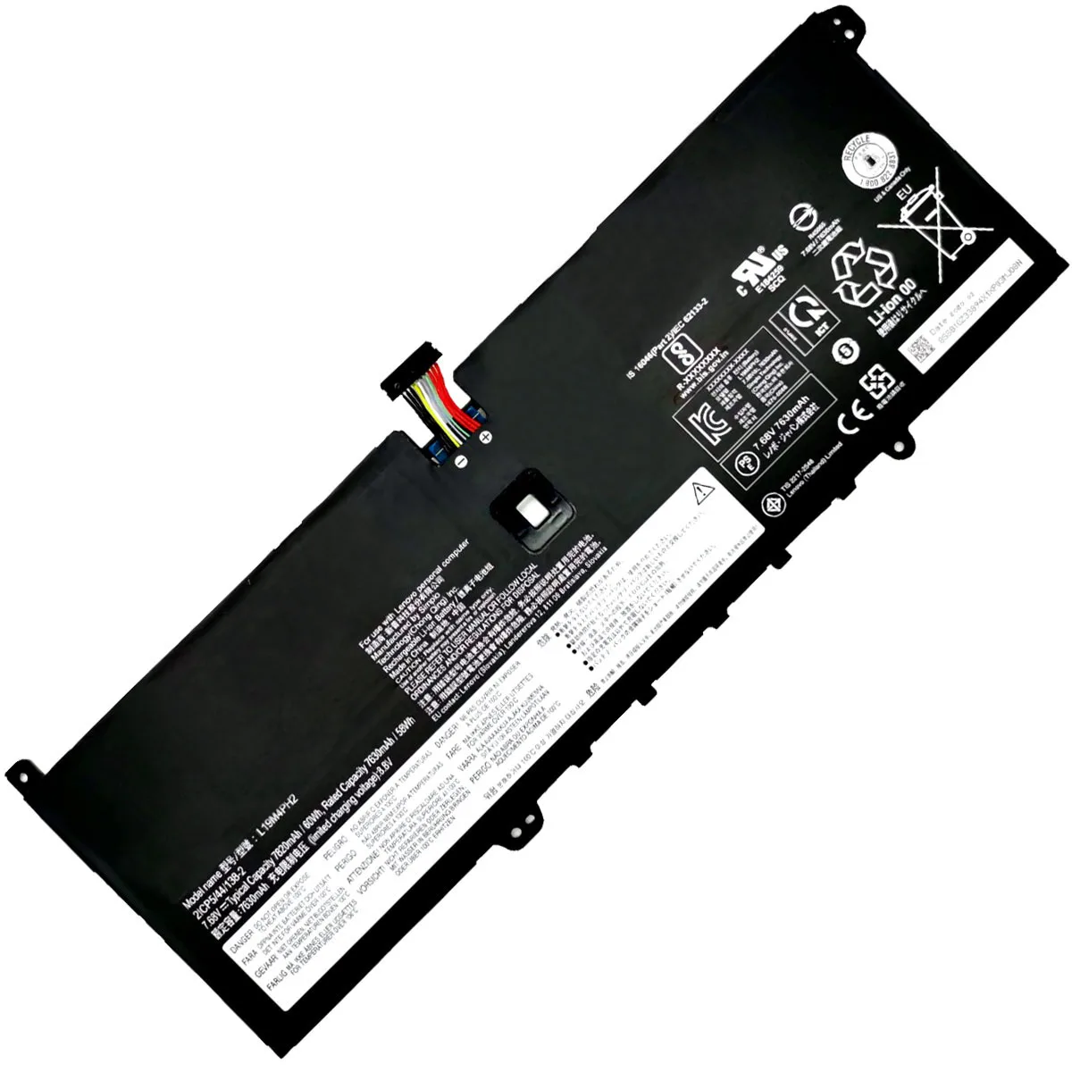 7.68V 60Wh L19M4PH2 Laptop Battery For Lenovo Yoga C950  Ideapad Yoga 9i (14inch) 2-in-1 L19C4PH2 SB10Z33894