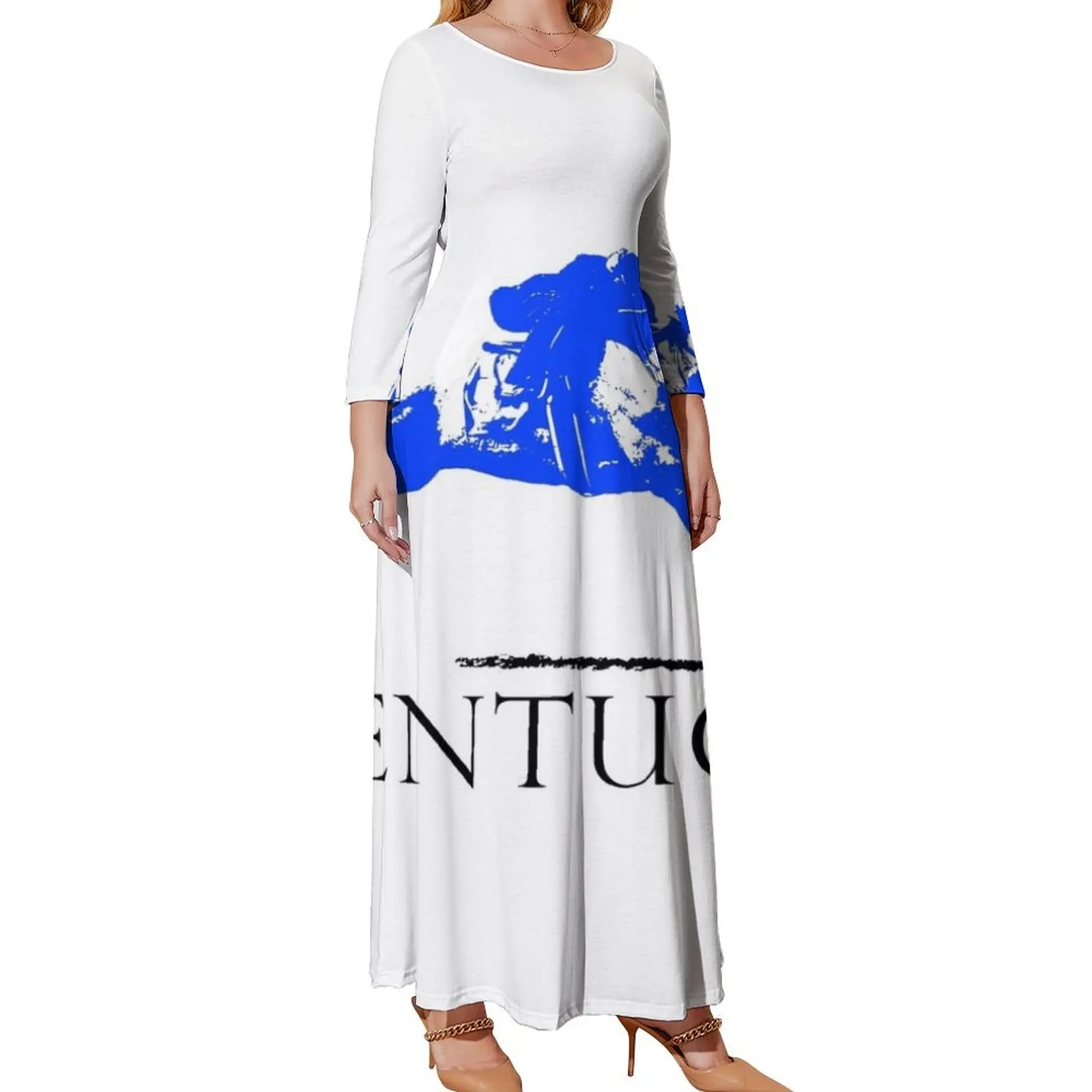 

Женское платье с длинным рукавом Kentucky Race Horse, пляжная одежда, элегантные платья