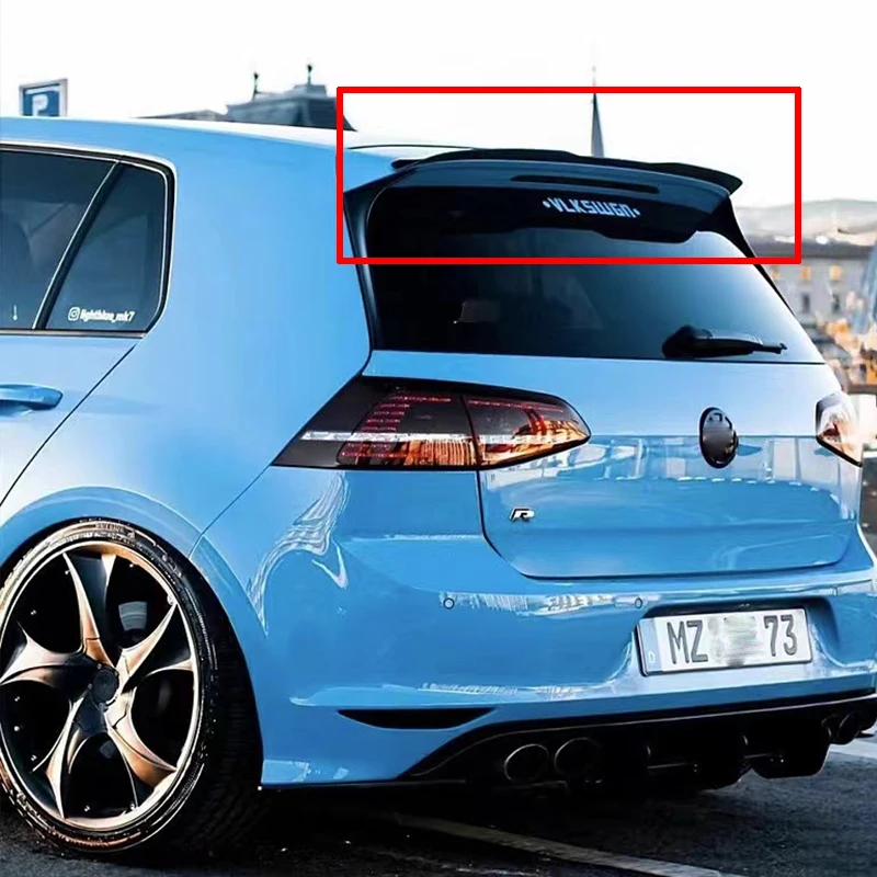 

Suitable for Golf 5 6 7 7.5 8 MK5 MK6 MK7 MK7.5 MK8 Roof Spoiler Fender Carbon Black Modification