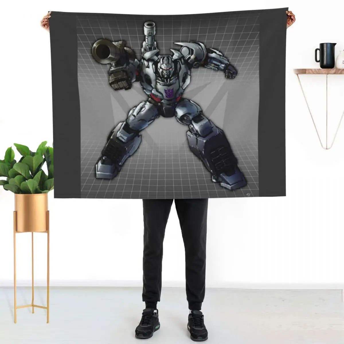 Megatron Throw Blanket Decorative Soft Throw Blanket for Couch Sofa
