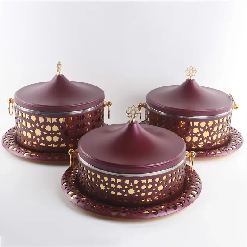 New Design Luxury Hot Pot Arabic Food Warmer Casserole 3.5