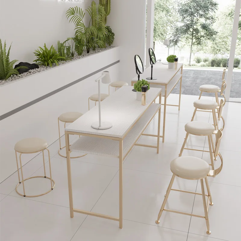 Profesional Manicure Nail Art Table Nail Tables Salon Manucure Salon Nail Technician Metal Leg Manicure Table and Chair