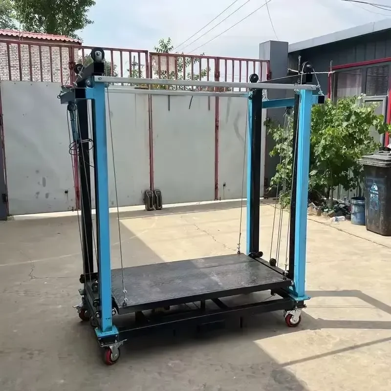 10M Electric Scaffold Lift Platform Automatic Mobile Foldable Scaffolding Wheel with Motor and Gear Core Components
