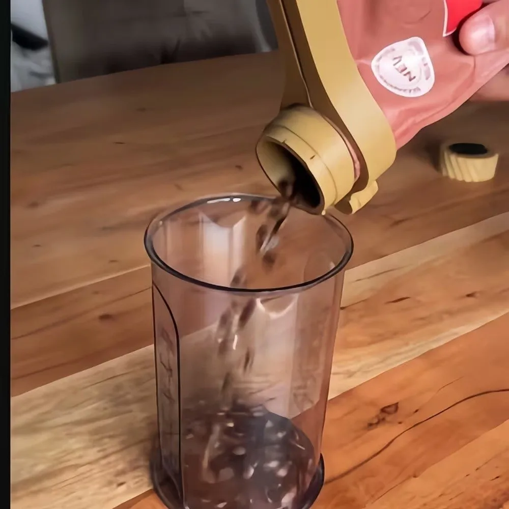 3D Printed Coffee Bag Sealing Clip with Pour Spout Long-lasting Food Storage Sealing Clip Airtight Moisture Proof