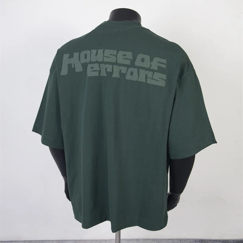 Eye Print HOUSE OF ERRORS T-Shirt Cotton Short Sleeve Tees Knitting Tops