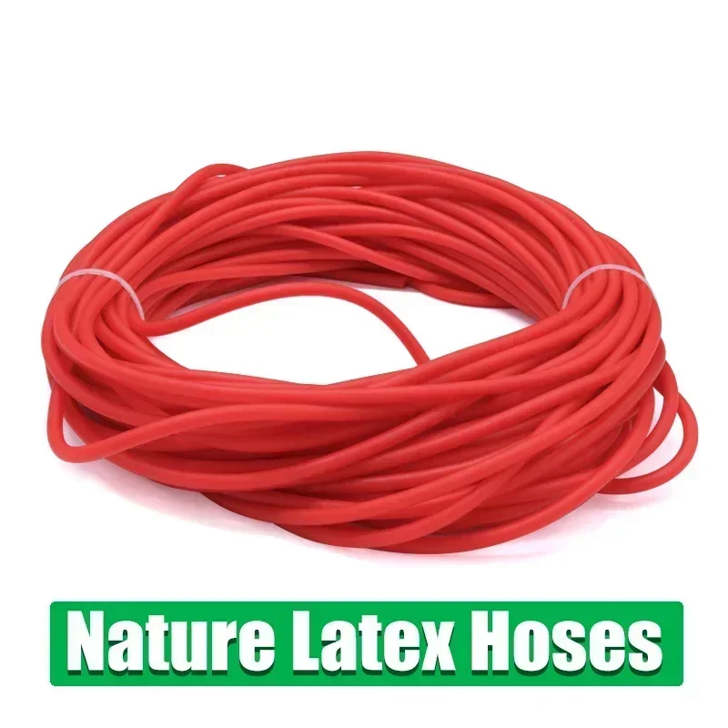 

Red 1/3/5M Nature Latex Rubber Hoses ID 1.6 ~18mm High Resilient Elastic Surgical Medical Tube Slingshot Catapult Yellow