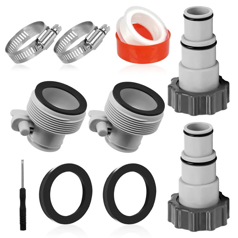 HOT-Pool Hose Adapter, Adapter A For Pool, Hose Adapter Pool, Pool Hose Adapter Set, Hose Adapter For Pumps, For Pool Hose