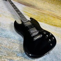 Free Shipping 6 Strings Electric Guitars Black SG Version Mahogany Body Rosewood Fingerboard Chrome Hardware