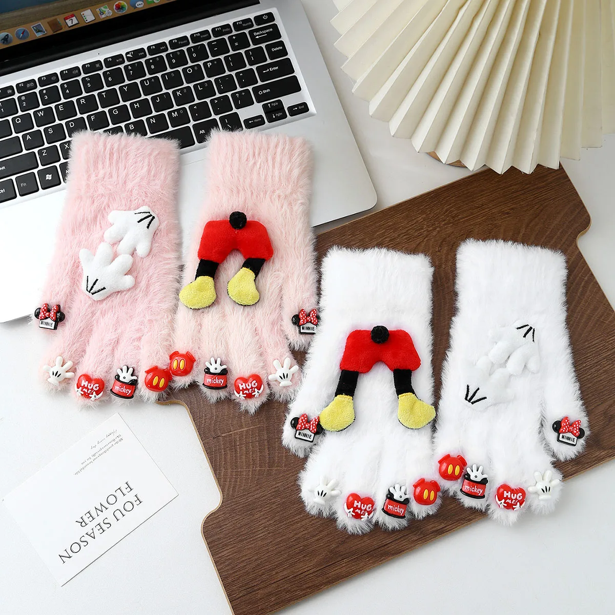 

Cute Winter New Creative Cartoon Pattern Fashionable Warm Personalized Winter Warm Coldproof Protection Gloves