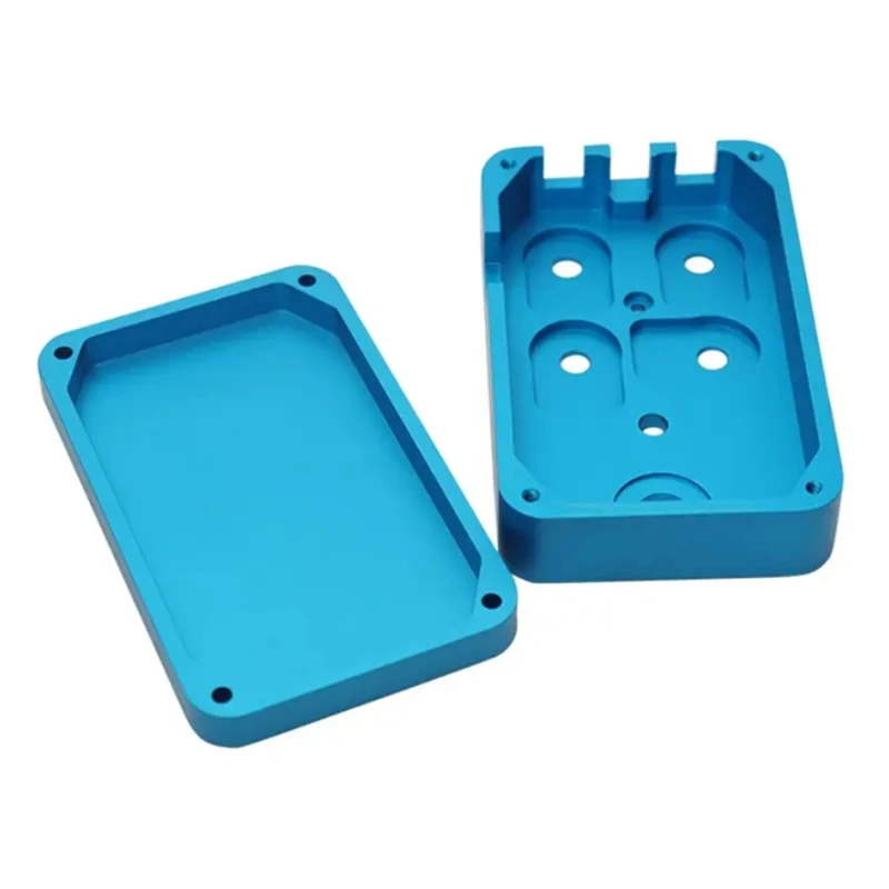 Factory Customized electronic enclosure box cnc milled anodized aluminum case