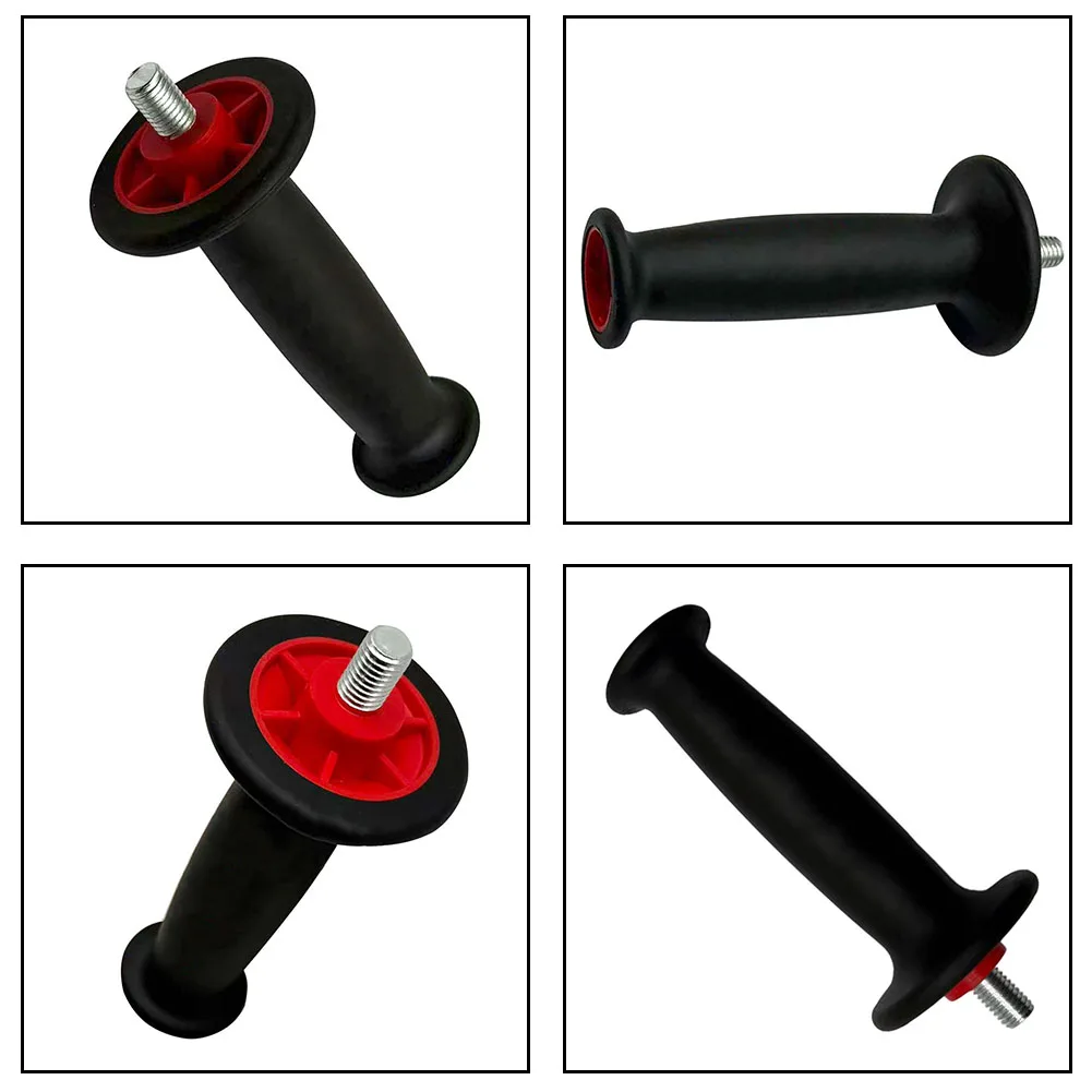 as Picture Angle Grinder Handle Vibration Dampening Plastic Metal Material Replacement Part Easy Installation For DIY Repair
