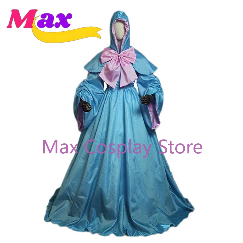 

New Godmother Cosplay Costume Adult Halloween Costumes for Women Fancy Fairy Godmother Costume Dress Custom Made