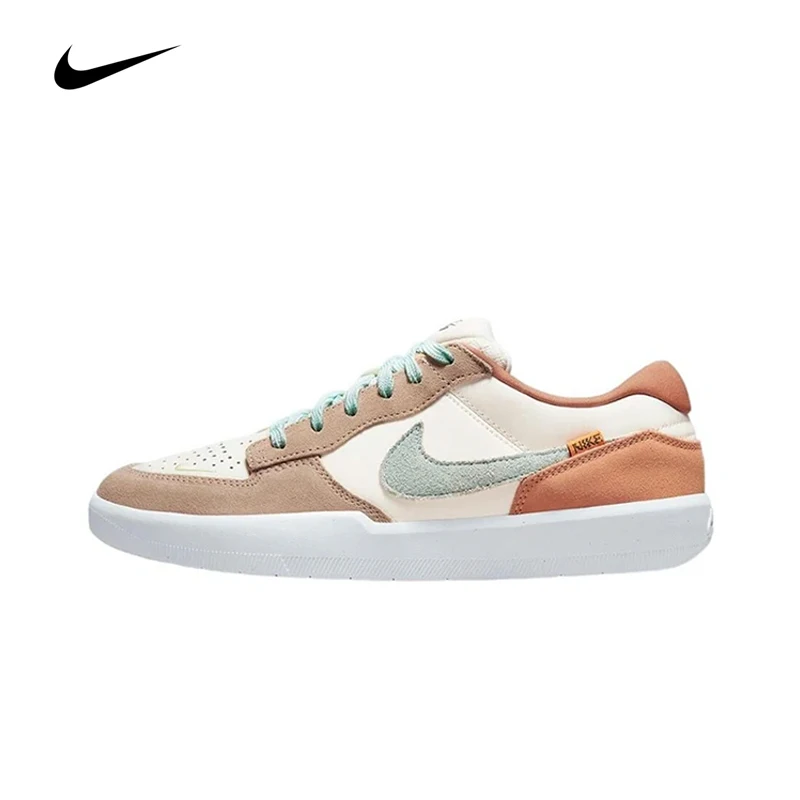 Originele Nike Sb Force 58 Skateboardschoenen Voor Heren En Dames Slijtvast Unisex Bruinachtig Wit Sneakers FN8888-131