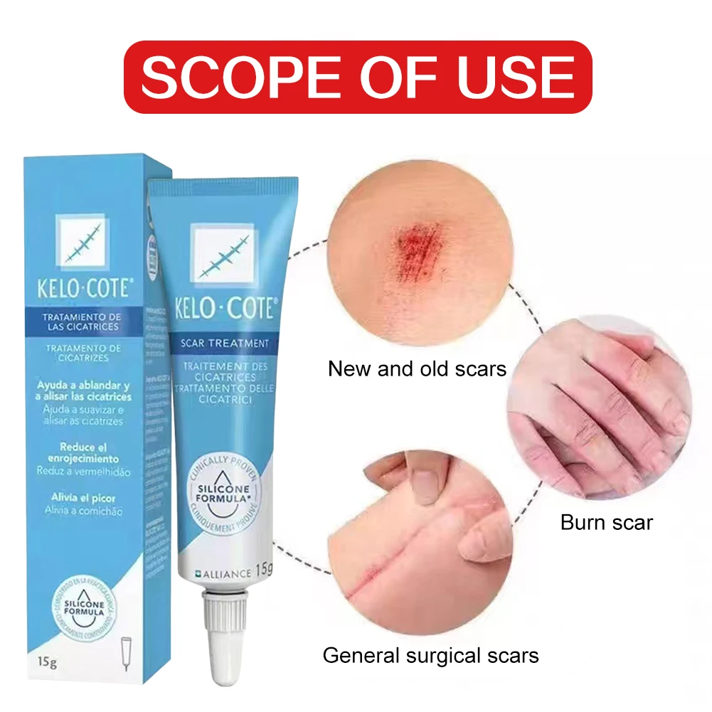 15g Scar Care Gel Scar Repair Cream for Effective Fade-out Tattoo Surgical Scald Scars Repairing Cream for Skin Care Products