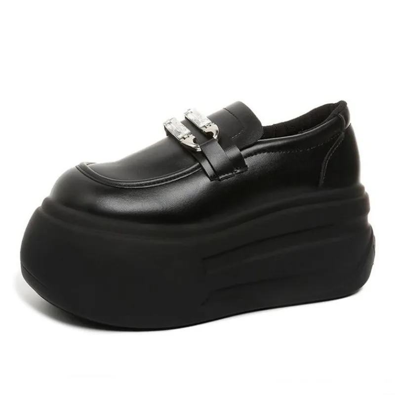 منصة الشقق الصنادل النساء أحذية رياضية أحذية حذاء بدون كعب 2026 الاتجاه مصمم ربيع جديد الجلد المدبوغ الراحة المشي Zapatos Mujer #1