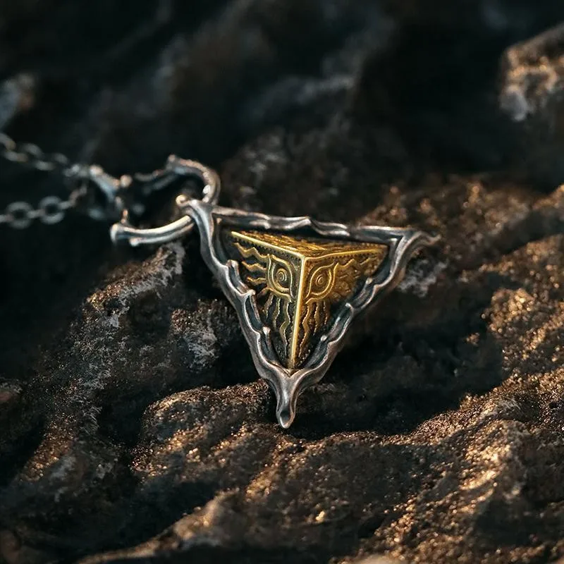 

Ожерелье с глазом Гора, полный глаз, амулет Бога, мужской кулон в стиле ретро