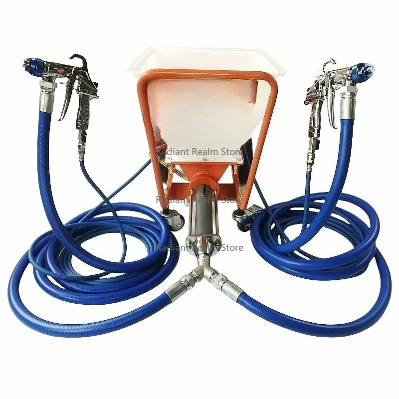 1022 Wall Paint Machine Concrete Wall Mortar & Cement Spray Plastering Machine for Home Use with Engine Pump Core Components