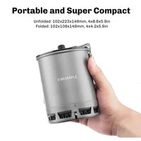 Fire-Maple 600ml G3 Petrel Ultralight Pot Lightweight Outdoor High Efficiency Heat Exchanger Pot Portable for Hiking Travel 4