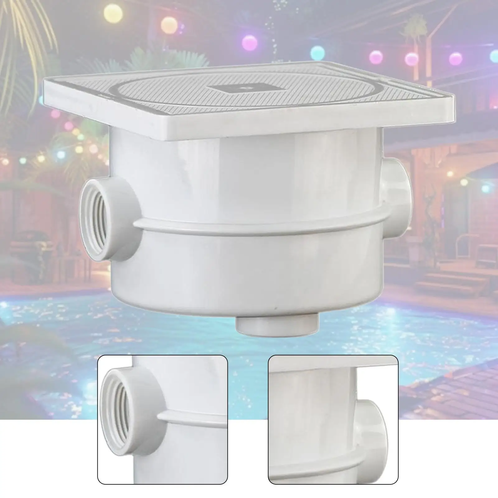 Junction Box Waterproof ABS Material Cable Management Pool Accessory IP68 for Outdoor Swimming Pool