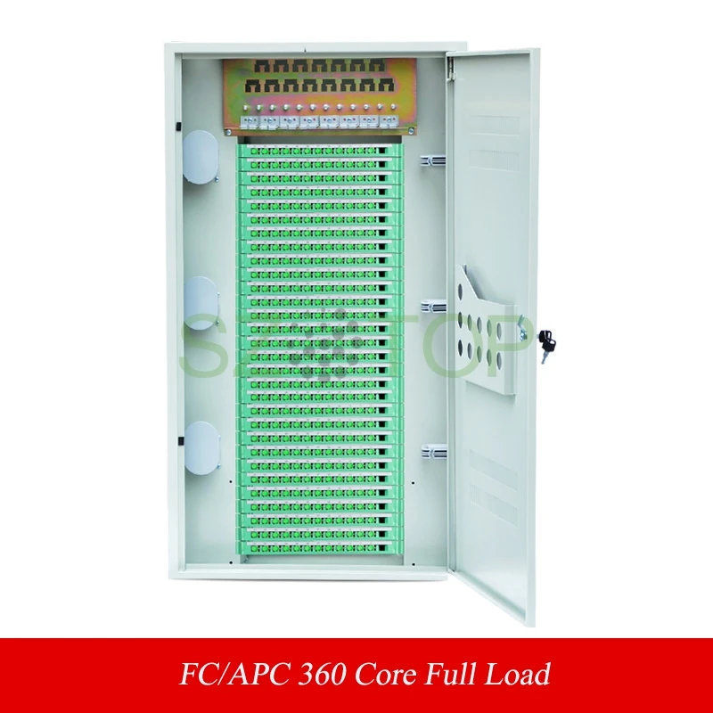 

360 Core ODF SC LC FC ST Fiber Optic Distribution Frame FTTH Fiber Patch Panel Pigtail cold-rolled sheet customized