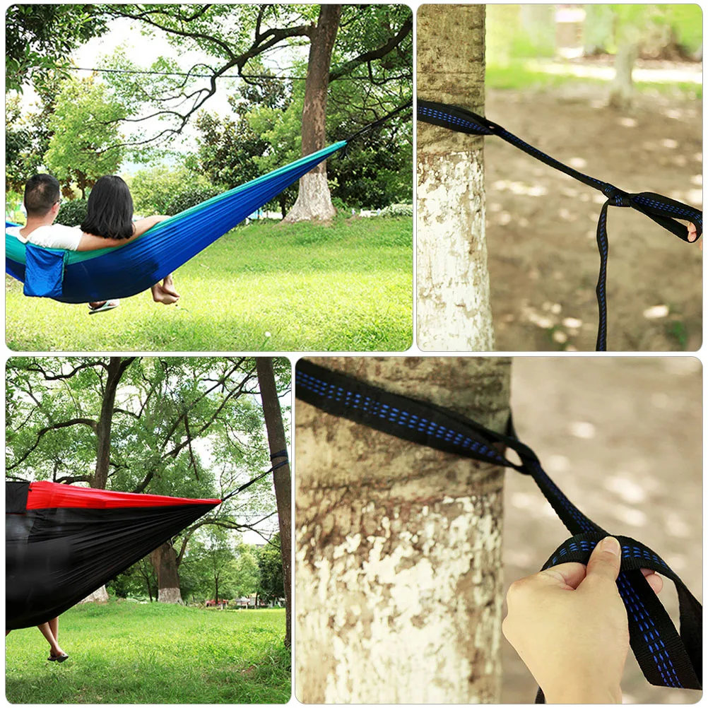 

Premium Hammock Strap Set Durable Lightweight Easy Connect for Trees Swing Hanging Straps Outdoor Fun Hammock Straps