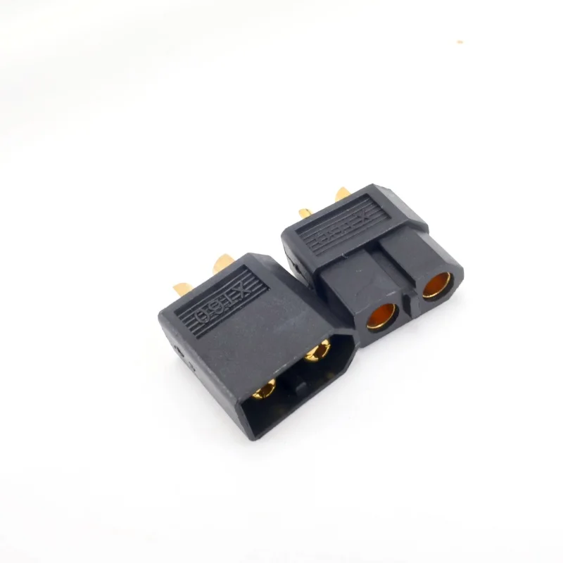 10 szt. Czarne złącza XT60 XT30 XT90 męskie żeńskie wtyki do akumulatorów RC Lipo, części zamienne do dronów i samolotów